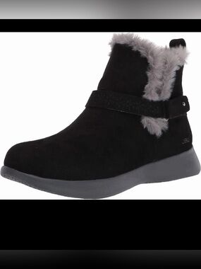 JBU By Jambu Nordic Women's Fur Lined Ankle Boots Black Size 11 M US
